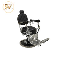 Fauteuil de Barbier Robuste Style Européen Multifonctionnel Inclinable pour Salon de Coiffure et Esthétique – Vente en Gros