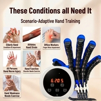 Gants robotisés de rééducation hydraulique certifiés CE pour hémiplégie, dispositif d'exosquelette de main pour exercices et entraînement des doigts, garantie 2 ans