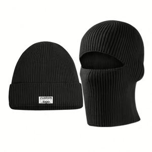 Pasamontañas Térmico 2 en 1 Personalizado con Borde Reforzado, Gorro Deportivo de Punto para Invierno - Product Image 1