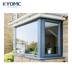 Fenêtre fixe en aluminium au design moderne avec moustiquaire, double vitrage, persienne extérieure, <span class=keywords><strong>rideau</strong></span>, <span class=keywords><strong>baie</strong></span> vitrée extérieure pour jardin - Product Image 1