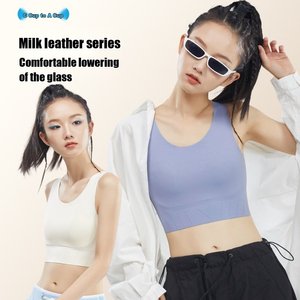 Nahtloser Brustbinder-BH für Frauen in Übergröße, <span class=keywords><strong>Trans</strong></span>, Lesben, Tomboys, Flacher Kompressions-Sport-BH in Eisblau, <span class=keywords><strong>Nude</strong></span>, Schwarz, Grau, Grün - Product Image 2