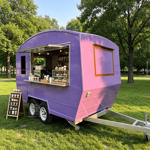 Special Type Catering Truck <b>Trailer</b> Food <b>Concession</b> <b>Trailer</b> Mobile Beverage <b>Trailer</b> Towable Hot Dog Cart Grill - Product Image 2