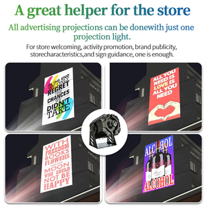 Jieneng HUI quảng cáo chiếu đèn không thấm nước ngoài trời quảng cáo chiếu đèn đa hình ảnh hiển thị proyector Logo - Product Image 2