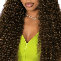 Perruques Lace Front BIANFA 30 pouces, brun chocolat, ondulations profondes, densité 220 HD, bouclées, pré-épilées, sans colle, pour femmes