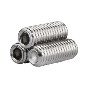 Tornillo de Fijación sin Cabeza de Acero Inoxidable Lingding Hardware M1.6 M2 M16 DIN916 Rosca Hexagonal Métrica A2-70 - Product Image 1