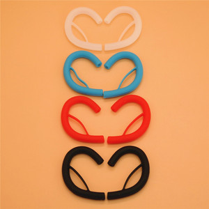 Silicone Ear Hooks For 1.5mm-2.0mm Round Cables <b>Earphone</b> Accessories Sports Headphones Fit With Wired <b>Earphones</b> - Product Image 1