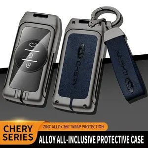 เคสกุญแจรีโมทรถยนต์โลหะผสมสังกะสีสำหรับ Chery Tiggo 4 5X 7 Pro 8 Exeed Txl Tx Lx อุปกรณ์ตกแต่งรถยนต์ - Product Image 3
