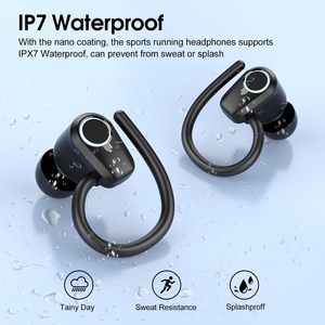 Audífonos Deportivos <span class=keywords><strong>Bluetooth</strong></span> HE059 con Gancho para la Oreja, Certificación CE, FCC y RoHS, para Correr y Hacer Ejercicio, Resistentes al Agua IP7, Bajos Profundos, Estéreo, Inalámbricos TWS - Product Image 5