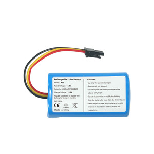หุ่นยนต์ดูดฝุ่นไร้สายแบตเตอร์รี่ A11 S6 14.8V 2600mAh สีแดงสีดำ - Product Image 3
