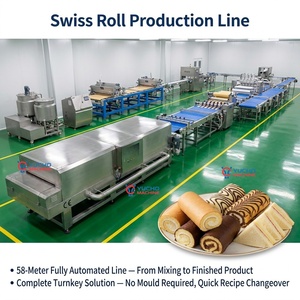 Línea de Producción de Bizcochos Esponjosos Industrial Personalizada YUCHO de 100-500 kg/h con Sistema de Aireación de Precisión para Bizcochos <span class=keywords><strong>Jaffa</strong></span> y Bizcochos Enrollados - Product Image 5