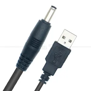 1 Meter USB Male Ke DC Barrel Jack 3.5Mm 1.35Mm Kabel Pengisi Daya untuk Router Speaker