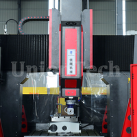 Centre d'usinage CNC industriel à portique GMC1616 4 axes, commande GSK, broche 15kW, ATC OKADA 24T pour usine