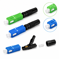 SC APC UPC Fast Connector FTTH Fiber Optic Quick Connector for Drop Cable Field Assembly
