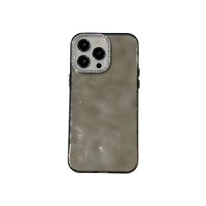 Funda para Teléfono Estilo Coreano con Lente de Cámara con Diamantes para <span class=keywords><strong>iPhone</strong></span> 17 <span class=keywords><strong>Pro</strong></span> <span class=keywords><strong>Max</strong></span> 16 15 14 13 <span class=keywords><strong>12</strong></span> 11, Funda Brillante - Product Image 5