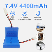 Batería Recargable 7.4V 18650 de Fábrica al por Mayor con Batería de Iones de Litio Cilíndrica de 4400mAh