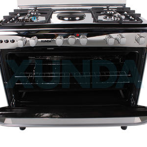 Xunda Cuisinière à gaz 90cm <span class=keywords><strong>Gaziniere</strong></span> Cuisinire Gaz 5 Feux Avec Four Cuisinière de cuisine et four autonome pour la maison - Product Image 4