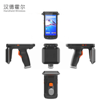 Terminal PDA robuste Android 10 de 5,5 pouces, lecteur RFID ThingMagic M6e, lecteur UHF longue portée pour les trains et les chemins de fer