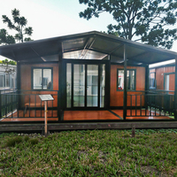 Maison mobile préfabriquée de maison de conteneur extensible portable de 20 pieds/40 pieds pour le camping ou l'utilisation de bureau matériau en acier largement utilisé