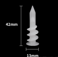 Vis d'expansion spéciale pour cloisons sèches en nylon OEM, vis pour tube d'avion, tube en plastique torsadé, bouchon pour mur rideau, vis autotaraudeuse