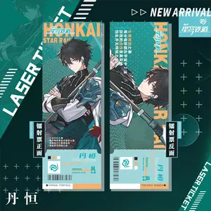 11 stili di gioco Star Rail Laser segnalibro Dan Heng <span class=keywords><strong>marzo</strong></span> 7 ° Bronya Seele Asta Herta Akane carte di plastica per <span class=keywords><strong>regalo</strong></span> - Product Image 2
