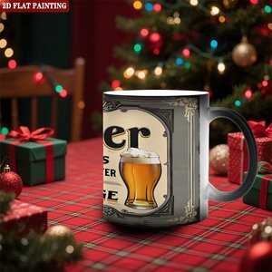 Custom Printed Blank Mug Frosted Black 11oz <b>Ceramic</b> Heat Sensitive <b>Cup</b> - Product Image 2