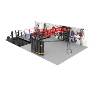 Estante de estación de Crossfit de gimnasio multifuncional con barra de mono, saco de boxeo, almacenamiento de mancuernas, máquina de entrenamiento de boxeo - Product Image 6