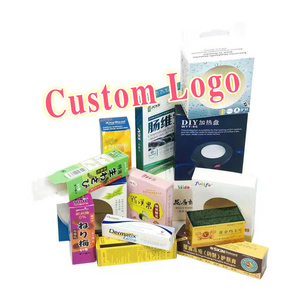 Small White Folding Carton Box Custom Packaging Boxes For Medicine Cosmetic Packaging