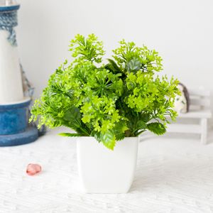Offre Spéciale : Mini Bonsaï Artificiel en Herbe Colorée, Plante en Pot à 19 Grilles pour Décoration Intérieure et Extérieure - Product Image 4