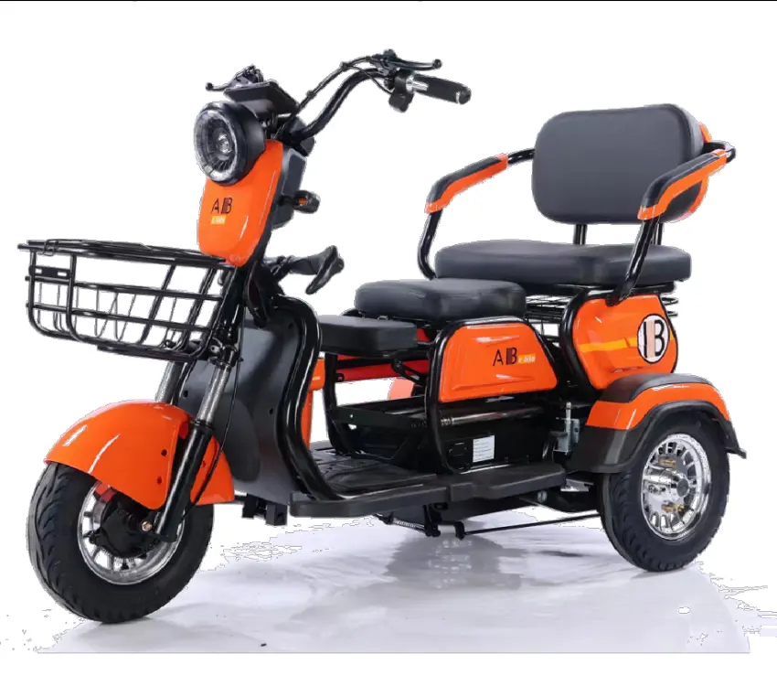 High Quality 3-Wheel Electric Scooter 60v Electric Tricycle Bike Open Body Fast Charging Easy to Operate and Stable