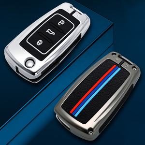Housse de clé de voiture en alliage de zinc pour <span class=keywords><strong>VW</strong></span> Volkswagen Golf 7 MK7 Tiguan MK2 pour <span class=keywords><strong>Skoda</strong></span> Octavia A7 <span class=keywords><strong>Seat</strong></span> Ateca Leon FR 2 Ibiza - Product Image 4