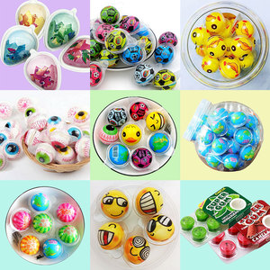 Venta caliente Fruity Jelly Gummy Balls <span class=keywords><strong>Dulces</strong></span> suaves y <span class=keywords><strong>dulces</strong></span> en botella Mezcla <span class=keywords><strong>de</strong></span> Planet Earth Sandía Eye Ball Gummy Candy - Product Image 4