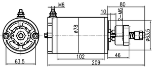 Nouvel ensemble de démarreur de moteur de bateau Gongjiu 12V 0.8KW pour usage marin <span class=keywords><strong>Evinrude</strong></span> Modèle 0255640/SM57051/5712 Garantie 12 mois - Product Image 4