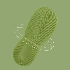 GRS Personalizado sentimento macio slide interior unisex duas correias dedo do pé aberto slides calçados sapatos verão sandálias calcanhar almofada design - Product Image 4