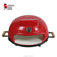 Four à pizza en céramique de table à bois, vente chaude, four à pizza traditionnel portable, cuisson au bois