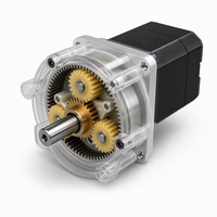 Caja de Engranajes Planetaria de 25 mm, 24 V CC, Alto Torque, Ultra Silenciosa, Reductor de Velocidad para Motor de Cortina Eléctrica