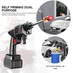 Pistolet de lavage de voiture sans fil haute pression auto-amorçant pour le nettoyage automobile, domestique et de jardin - Product Image 3