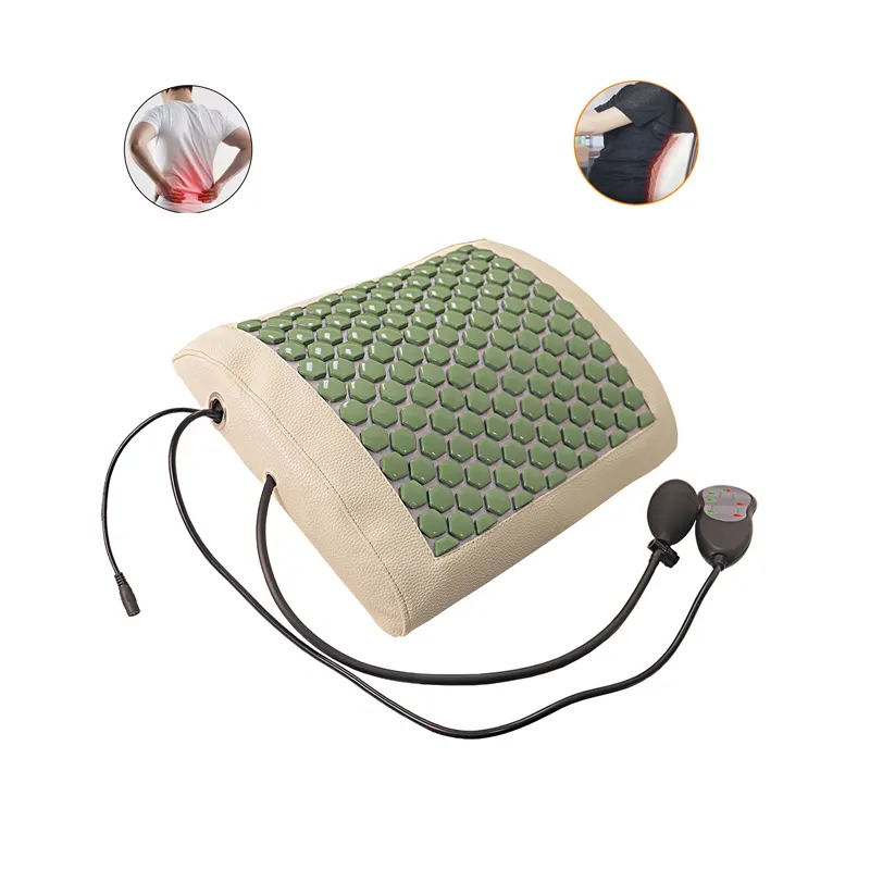 Nieuwe Aankomst Infrarood Verwarming Fysiotherapie Thermische Toermalijn Stenen Taille Pijn Verlichting Tractie Lumbale Master Massager