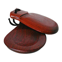 Castañuelas de Madera Roja al por Mayor, 30 Piezas MOQ, Marca CIK/OEM, Modelo LBQ-19, 0.2kg, Caja de Cartón China