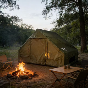 Quick Automatic Opening <b>Air</b> <b>Tent</b> 6-8 Person Oxford Cloth Double Layer Three Season Camping <b>Tent</b> With Easy Setup - Product Image 1