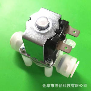 Pièces de distributeur d'eau DC24V, électrovanne en plastique pressurisée à connexion rapide à trois voies, normalement ouverte - Product Image 5