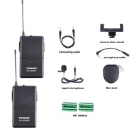 Microphone sans fil bluetooth pour DSLR, microphone pour appareil photo, caméra vidéo et smartphone