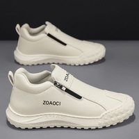 Zapatos Blancos Transpirables de Primavera para Hombre, Zapatos Deportivos y Casuales para Hombre