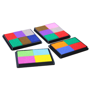 Offre Spéciale Tampon Encreur Lavable Multicolore <span class=keywords><strong>D</strong></span>égradé pour Enfants, Tampon Encreur Amusant Lavable pour Bricolage Artistique et Créatif, Idéal pour les Kits de Jouets pour Enfants - Product Image 4