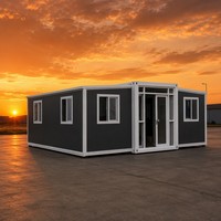 SUNRISE Maison Conteneur Préfabriquée de Luxe Pliable et Extensible en Acier pour Villas, Chambres, Hôtels – Modulaire de Luxe