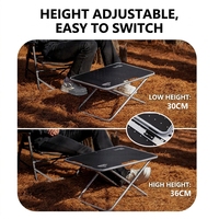 Table de pique-nique pliante légère et compacte Mountainhiker pour barbecue en plein air, camping, et voyages en voiture