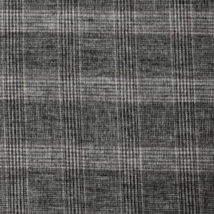 25 marchandises spot en stock pas de quantité minimale de commande spécial noir blanc Glen <span class=keywords><strong>à</strong></span> carreaux léger doux <span class=keywords><strong>laine</strong></span>-coton mélange tissu pour costume manteau robe - Product Image 4