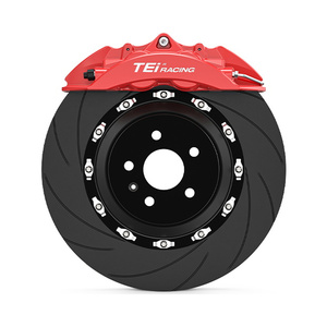 קליפרים אחוריים בעלי 4 בוכנות TEI P40NS-R 330mm 345mm 355mm 380mm 400mm דיסק בלם גדול ערכת בלמים BBK מחושל לקאדילק CT4 - Product Image 1