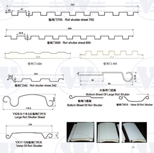 Metal <b>Shutter</b> Door <b>Rolling</b> Machine Profile Garage Door Panel Production Line Used <b>Rolling</b> <b>Shutter</b> Panel Forming Machine - Product Image 3