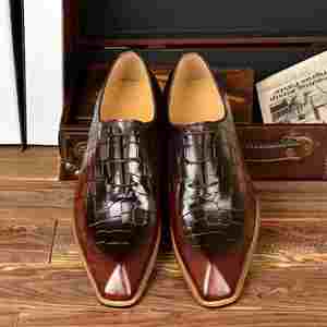 1 1 nuevos zapatos de cuero de vaca de primera capa para hombre de estilo británico de alta calidad zapatos de cuero informales de negocios para hombre - Product Image 1