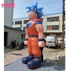 Grande <span class=keywords><strong>poupée</strong></span> <span class=keywords><strong>gonflable</strong></span> pour fête rave, personnage de dessin animé en forme 3D avec éclairage LED - Product Image 4